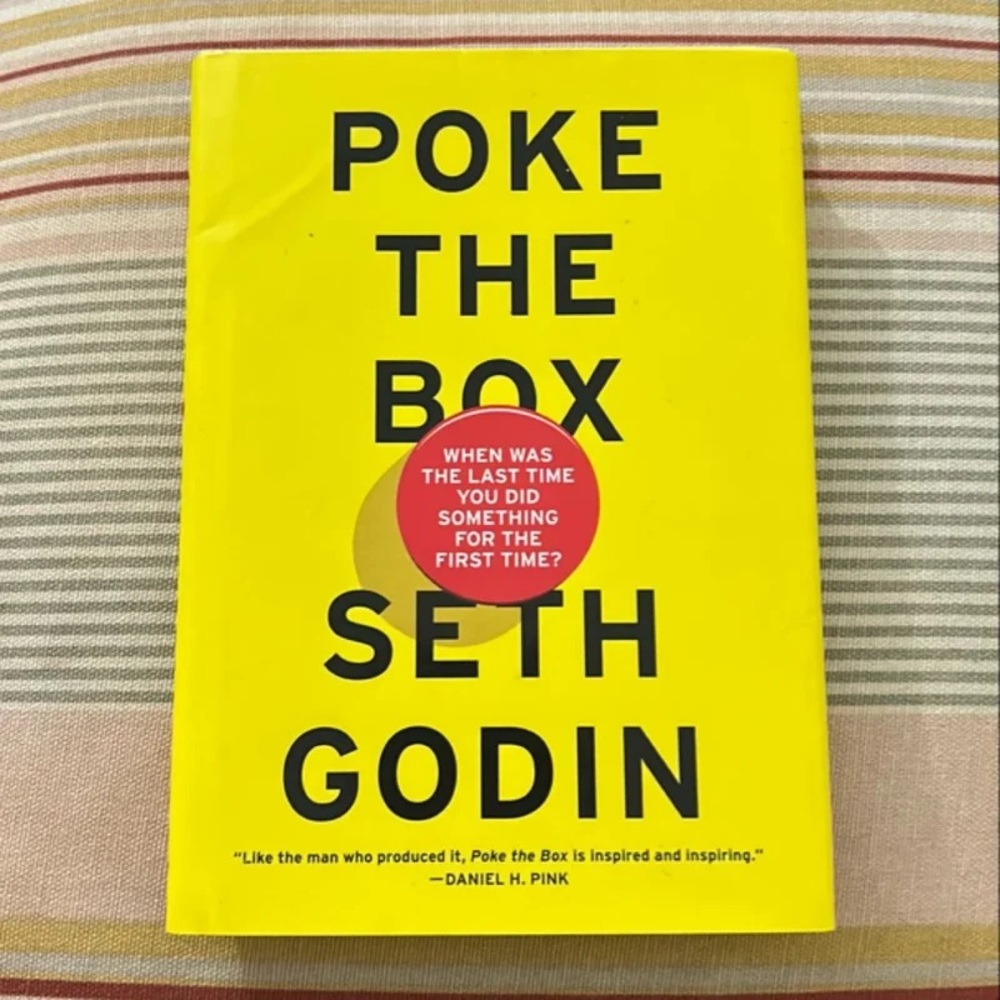 Poke the Box • Seth Godin Hardcover Entrepreneurship Business Book